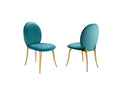 Green and Gold Dining Chair