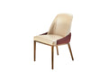 Red Banana with Copper Finish Legs Dining Chair