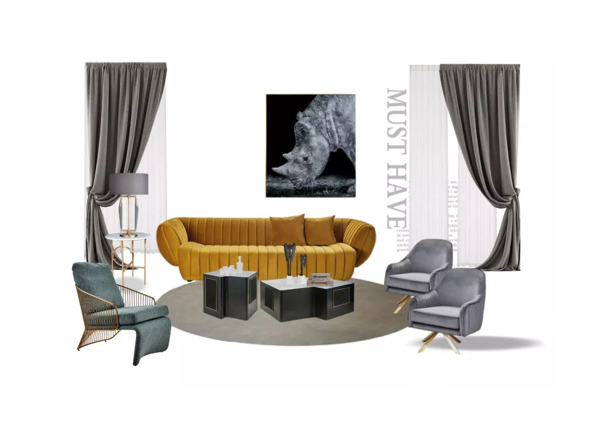 Four-Piece Living Room Set