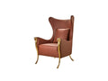 Purple Jasmine Leather Lounge Chair