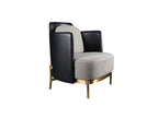 Arc Sofa and Accent Chair Three-Piece Living Room Set