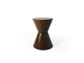 Hourglass Pedestal Side Table