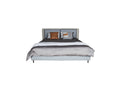 Channel-Tufted Upholstered Platform Bed