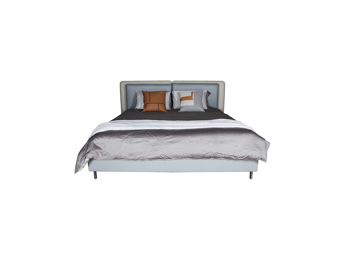Channel-Tufted Upholstered Platform Bed