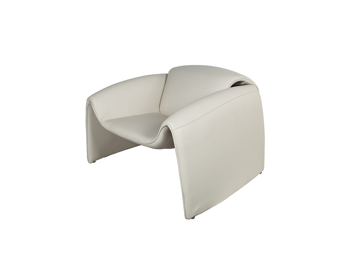 Faux Leather Accent Chair