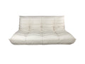 Microfiber-Upholstered Three-Seater Sofa