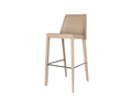 Bridle Leather Bar Chair with Metal Frame