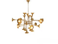 24-Headed Horn Chandelier
