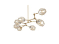 Polished Gold 8-Headed Chandelier