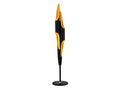 Black and Gold Aluminum Floor Lamp
