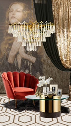 Diana Crystal Chandelier — Round