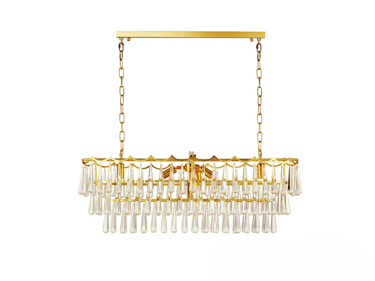 Diana Crystal Chandelier — Oval