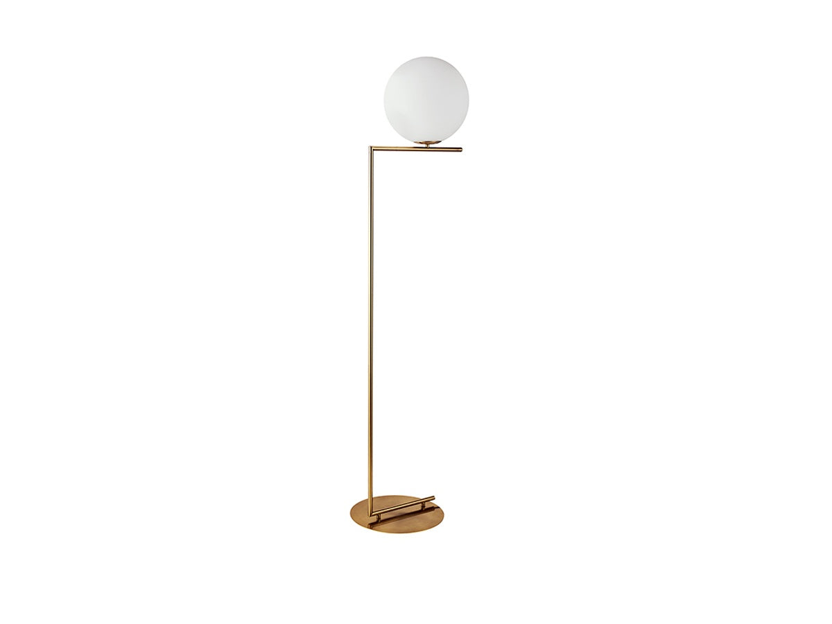 Moses Gold Glass Floor Lamp