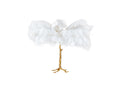 White Ostrich Table Lamp