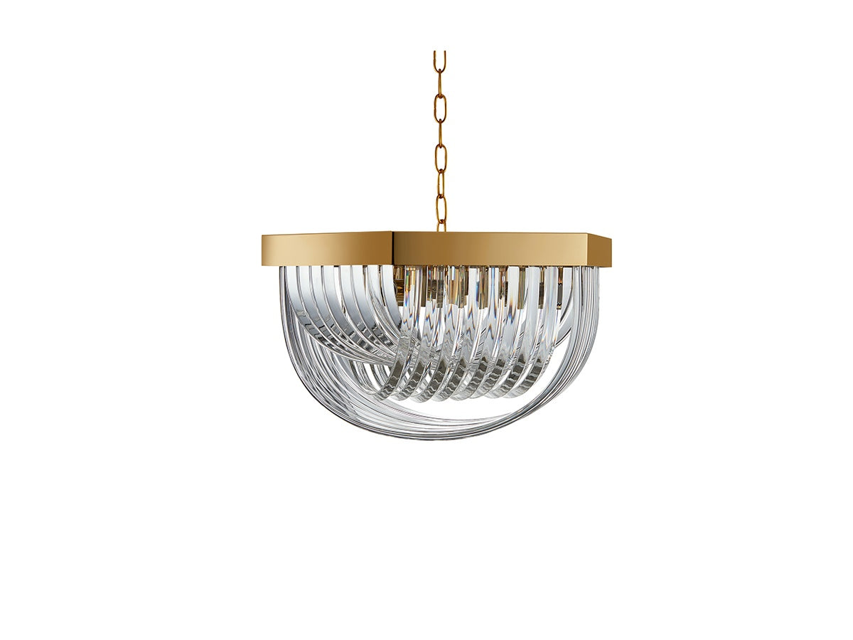 Gold Crystal Pendant Light
