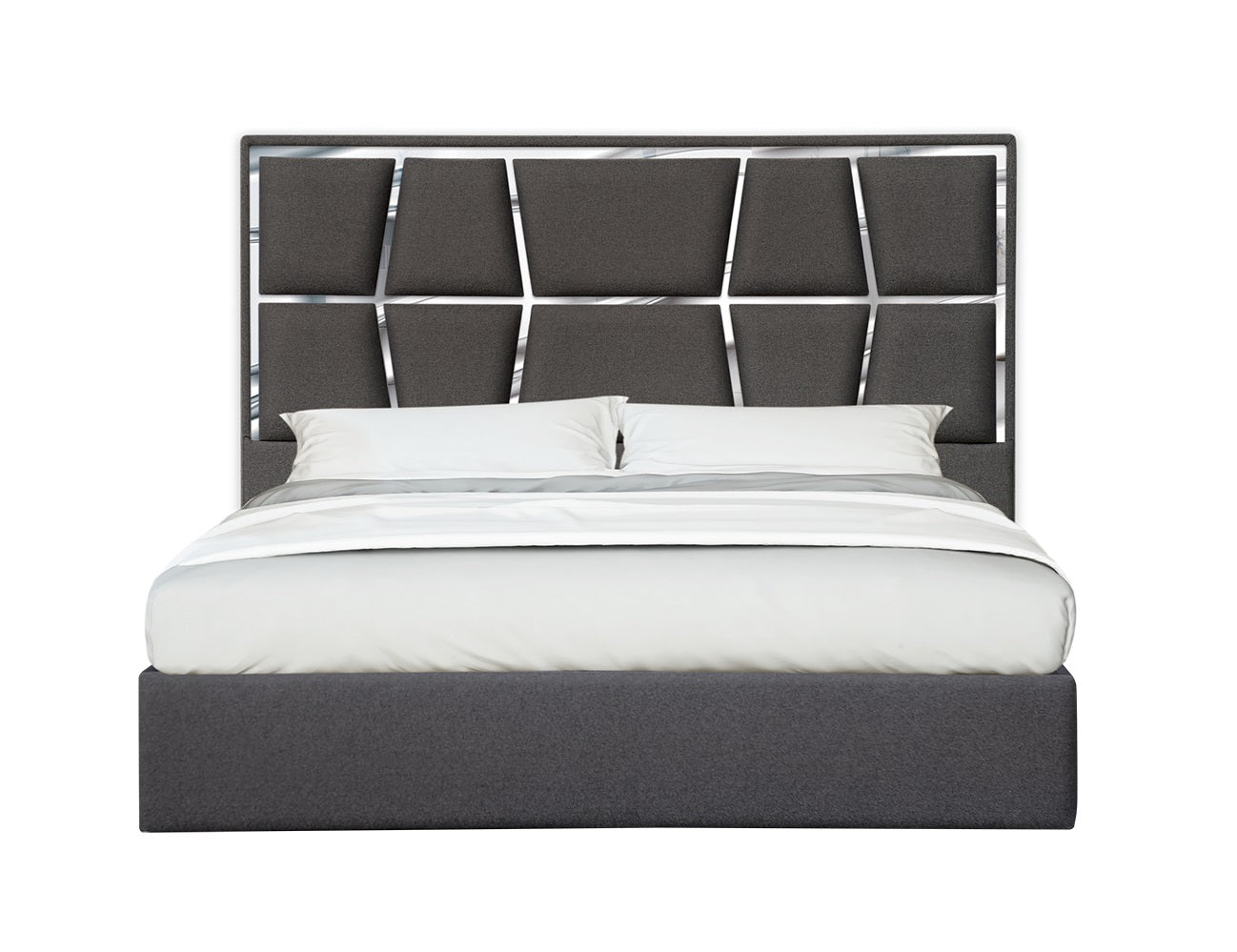 Degas Queen Bed in Charcoal