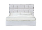 Degas Queen Bed in Silver Grey