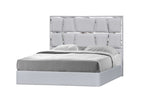 Degas Queen Bed in Silver Grey