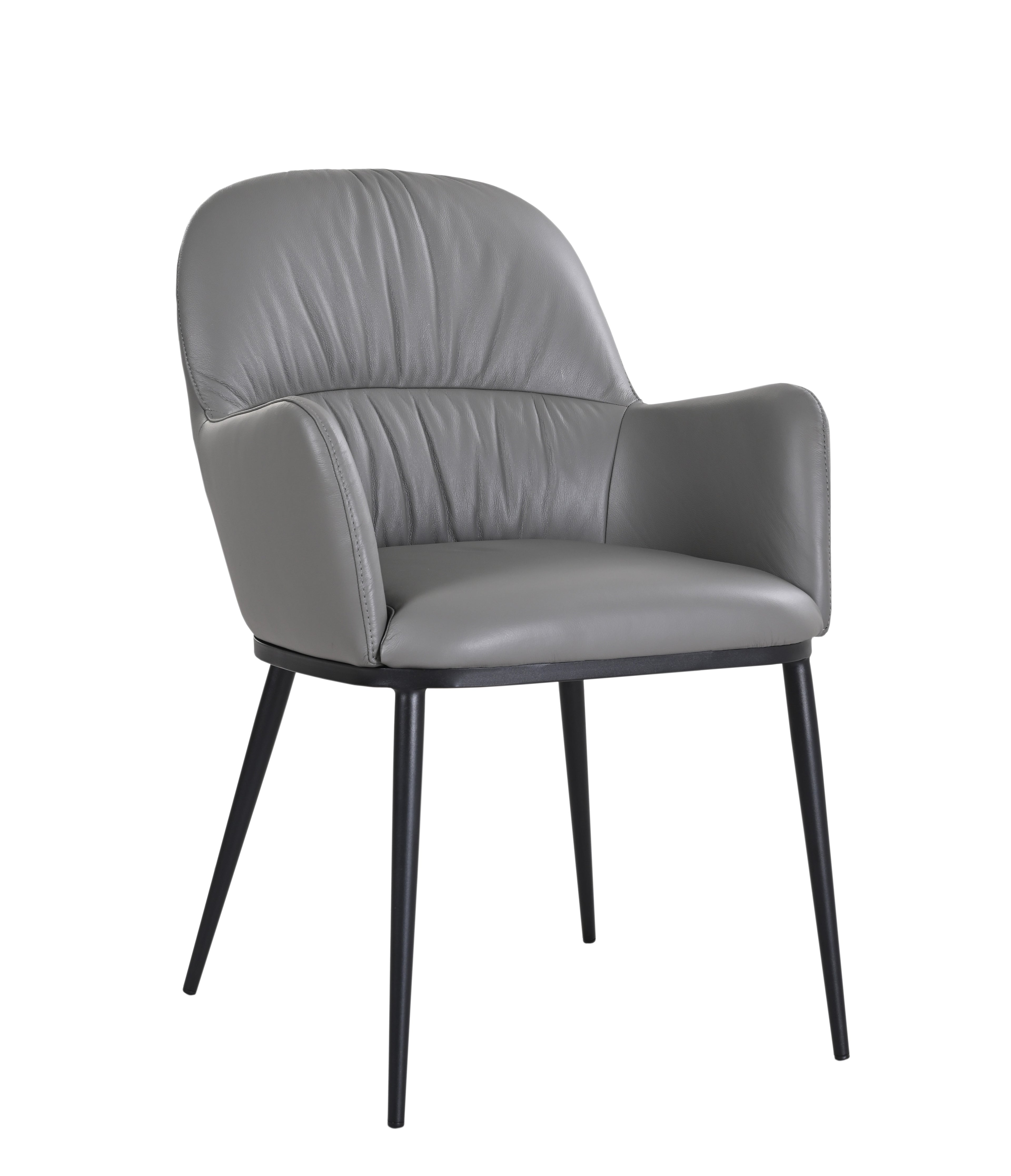 Kora Charcoal Grey Dining Armchair