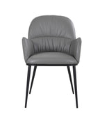 Kora Charcoal Grey Dining Armchair