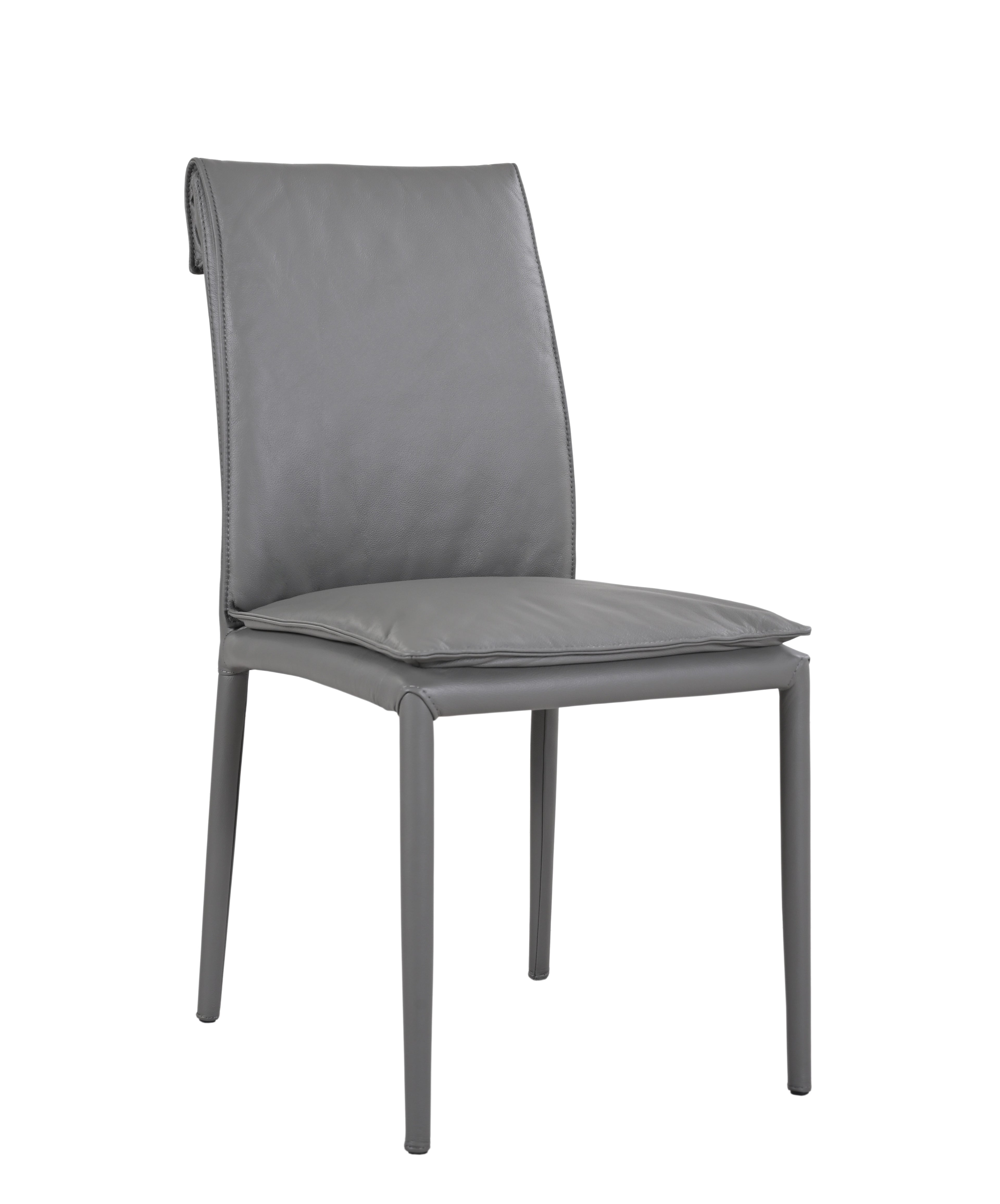 Togo Charcoal Grey Dining Chair