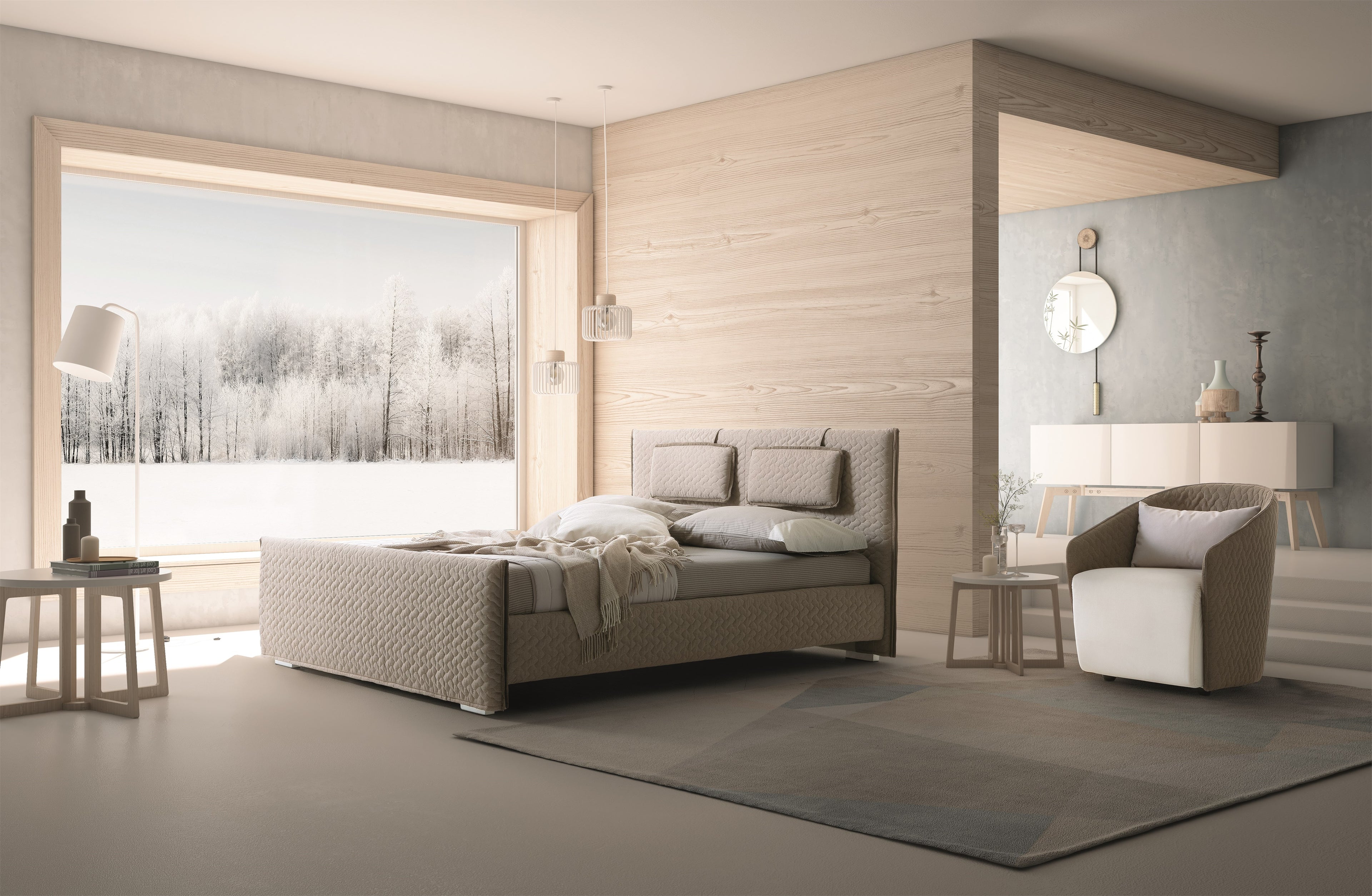 Evergreen Queen Bed
