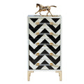 Bright-Finish Accent Chest with Stainless Steel Hardware