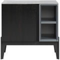 Painted Glass Accent Chest