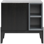 Painted Glass Accent Chest