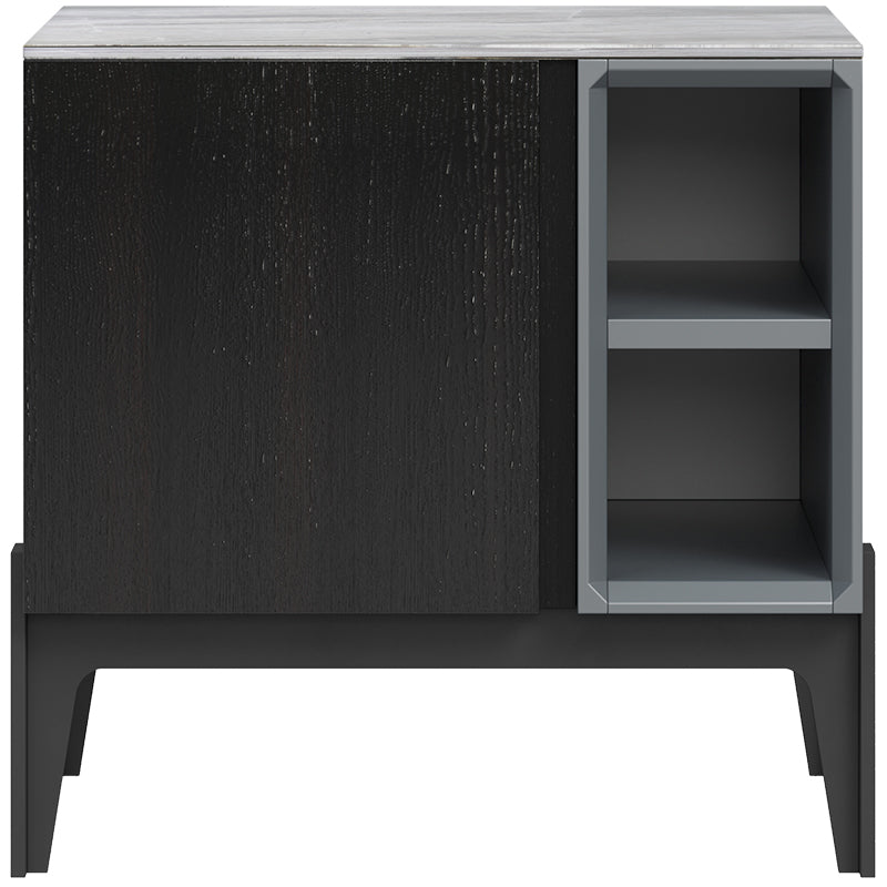 Painted Glass Accent Chest