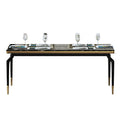 Black And White Dining Table