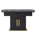 Stainless Steel And Induction Cooker Dining Table