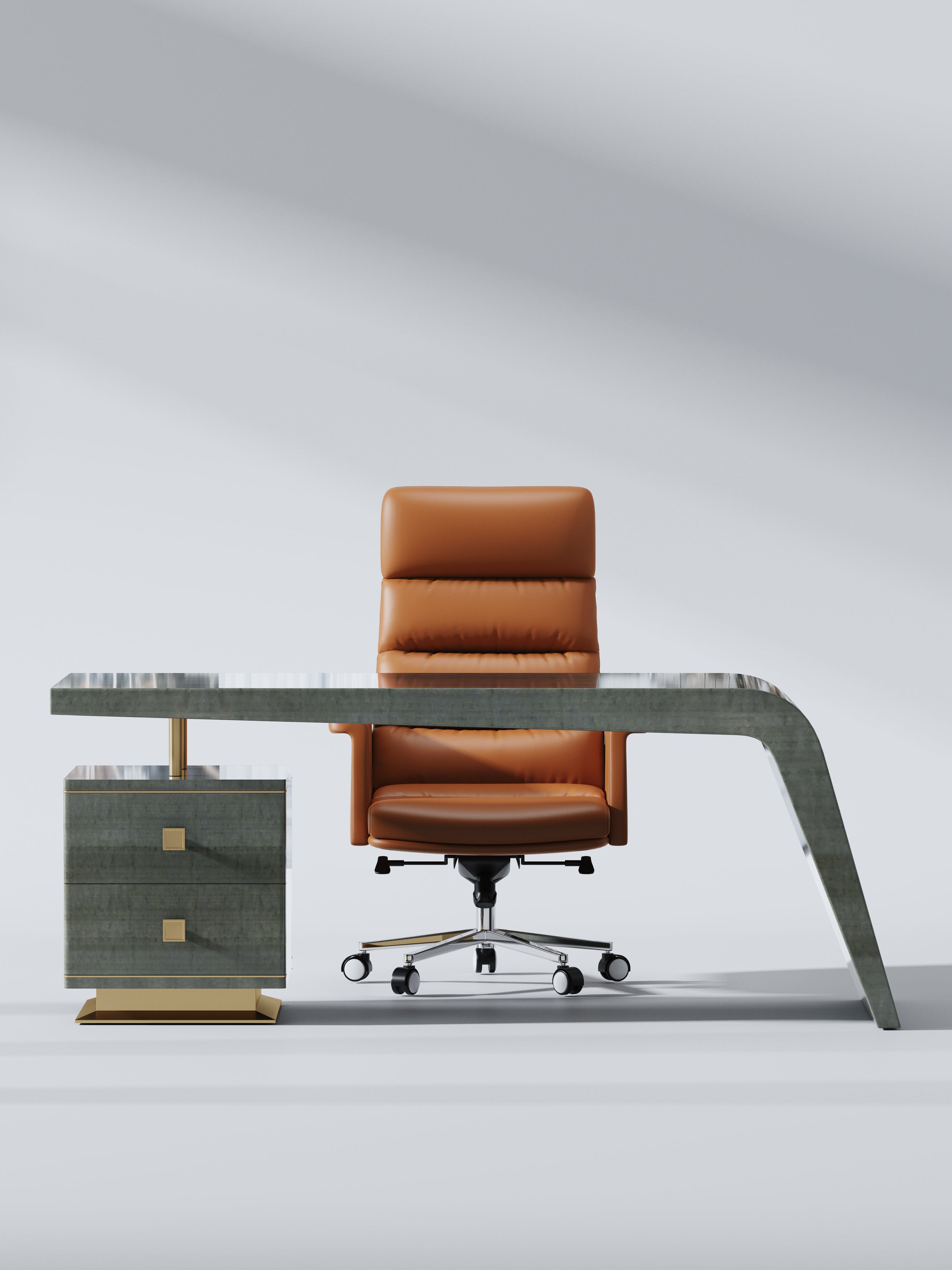 Stainless Steel Office Desk