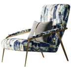 Accent Chair with Metal Accents