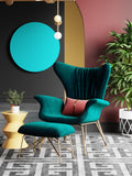 Blue Ottoman