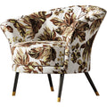 Fabric Low-Profile Lounge Chair