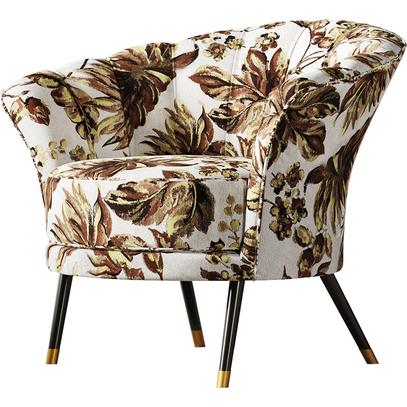 Fabric Low-Profile Lounge Chair