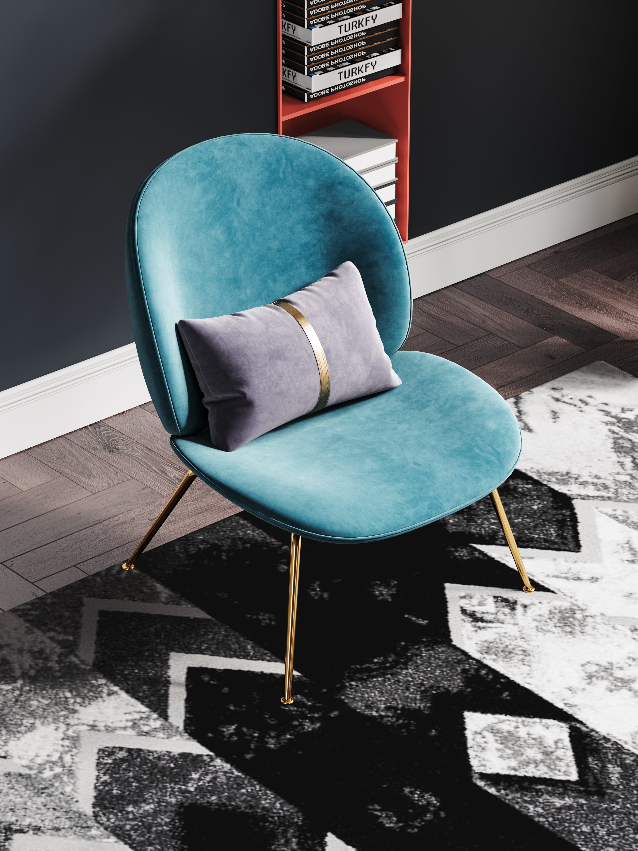 Armless Lounge Chair