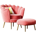 Lounge Chair with Footstool