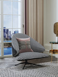 Fabric Low-Profile Lounge Chair