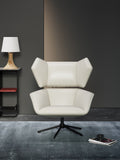 Leather Mid-Height Lounge Chair