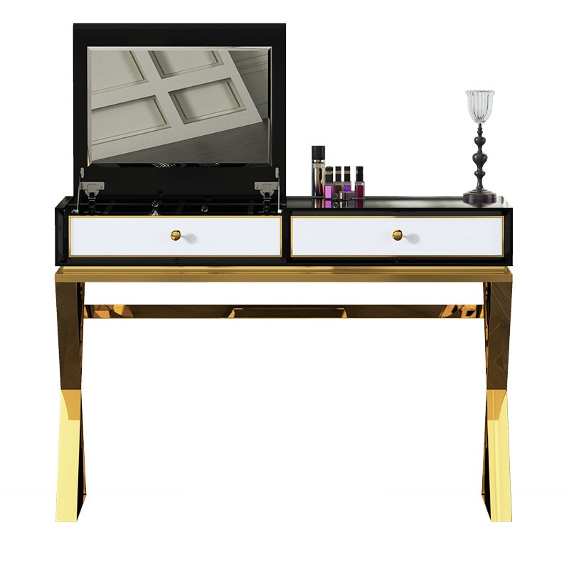 Polished Gold Vanity Table