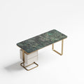 Champagne Gold Natural Marble Office Table
