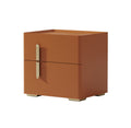 Compact Nightstand with Drawer and Open Shelf