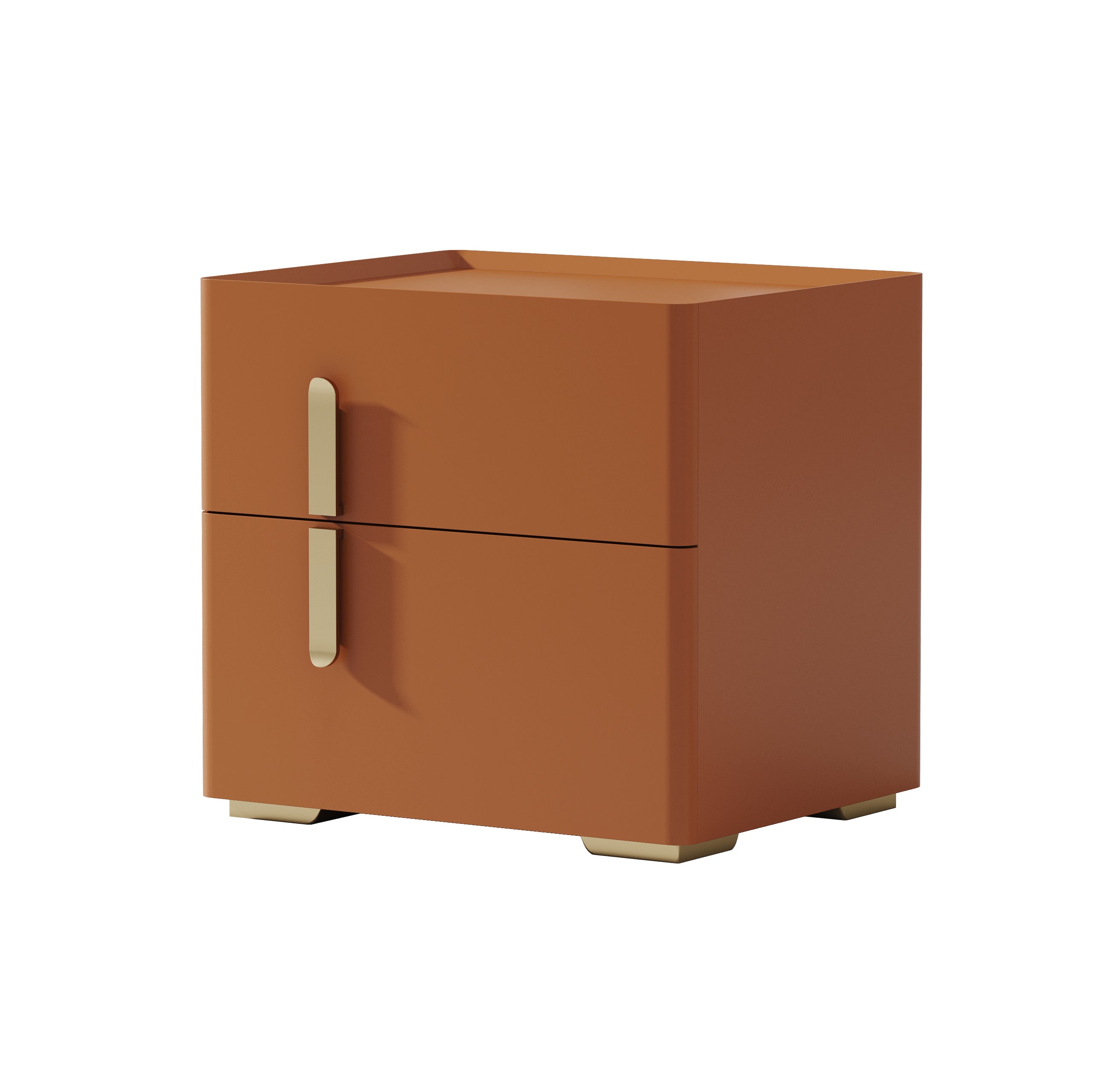 Compact Nightstand with Drawer and Open Shelf