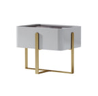 Stainless Steel+HDF Nightstand