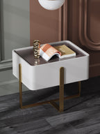 Stainless Steel+HDF Nightstand