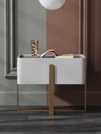 Stainless Steel+HDF Nightstand