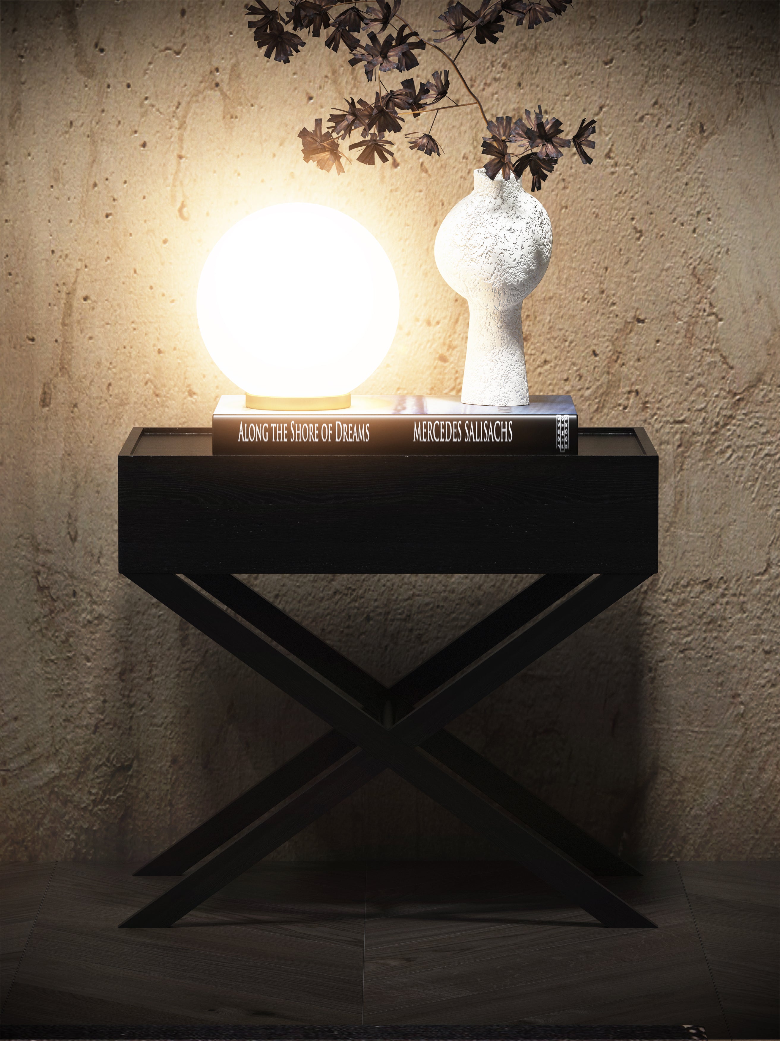 MDF+Oak Veneer NightStand
