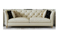 Microfiber Leather Three-Seater Sofa